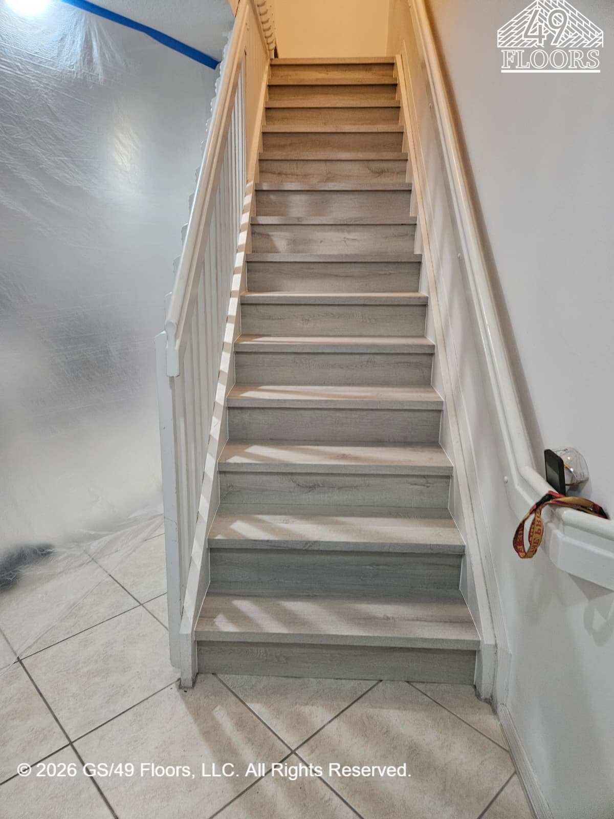 vertical stairs shot